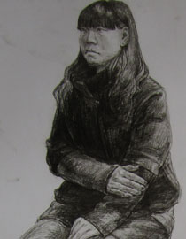 2012年清华大学美术学院素描高分试卷110（造型）