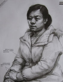 2012年中国美术学院素描优秀试卷42