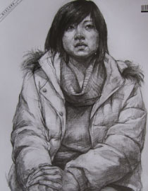 2012年中国美术学院素描优秀试卷49