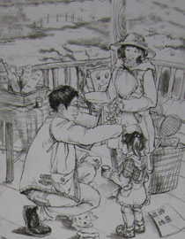 2013年清华大学美术学院艺术设计专业速写优秀试卷32