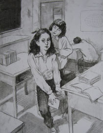 2013年清华大学美术学院造型艺术专业速写优秀试卷5