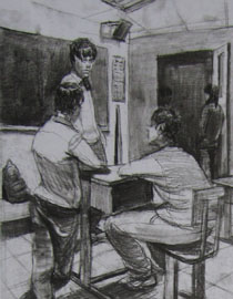 2013年清华大学美术学院造型艺术专业速写优秀试卷61