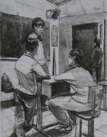 2013年清华大学美术学院造型艺术专业速写优秀试卷62