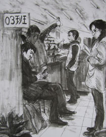 2013年清华大学美术学院造型艺术专业速写优秀试卷66