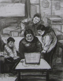 2013年清华大学美术学院造型艺术专业速写优秀试卷64