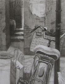 2013年清华大学美术学院艺术设计专业素描高分试卷10