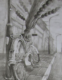2013年清华大学美术学院艺术设计专业素描高分试卷14
