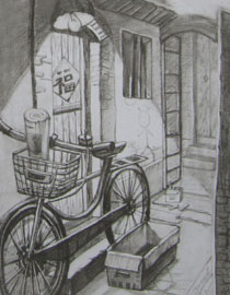 2013年清华大学美术学院艺术设计专业素描高分试卷16