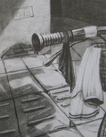 2013年清华大学美术学院艺术设计专业素描高分试卷29