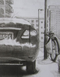 2013年清华大学美术学院艺术设计专业素描高分试卷66