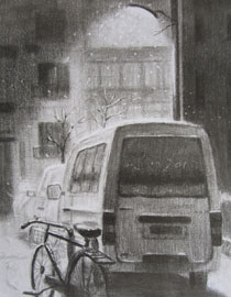 2013年清华大学美术学院艺术设计专业素描高分试卷83