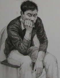 2013年清华大学美术学院造型艺术专业素描高分试卷6