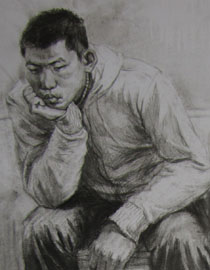 2013年清华大学美术学院造型艺术专业素描高分试卷12