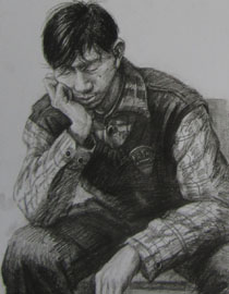 2013年清华大学美术学院造型艺术专业素描高分试卷11