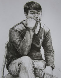 2013年清华大学美术学院造型艺术专业素描高分试卷15
