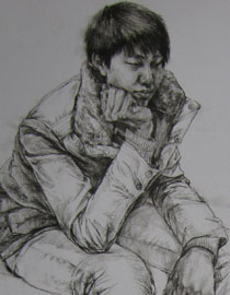2013年清华大学美术学院造型艺术专业素描高分试卷24
