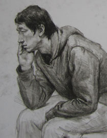 2013年清华大学美术学院造型艺术专业素描高分试卷30