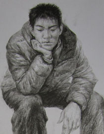 2013年清华大学美术学院造型艺术专业素描高分试卷33