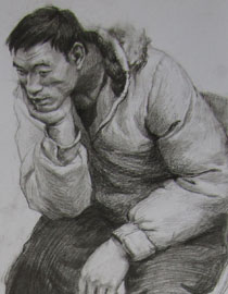 2013年清华大学美术学院造型艺术专业素描高分试卷37