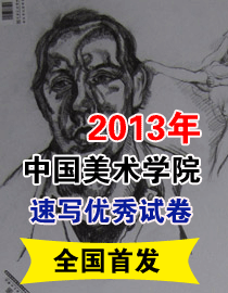 2013年中国美术学院速写优秀试卷