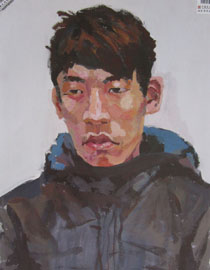 2013年中国美术学院造型图媒类色彩优秀试卷21