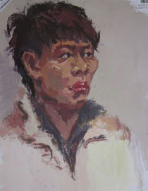 2013年中国美术学院造型图媒类色彩优秀试卷26