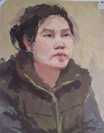 2013年中国美术学院造型图媒类色彩优秀试卷30