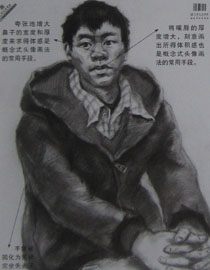 2013年中国美术学院素描优秀试卷4
