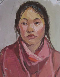 2013年中国美术学院造型图媒类色彩优秀试卷92