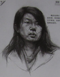 2013年中国美术学院素描优秀试卷58