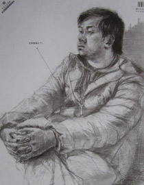 2013年中国美术学院素描优秀试卷67