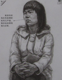 2013年中国美术学院素描优秀试卷77
