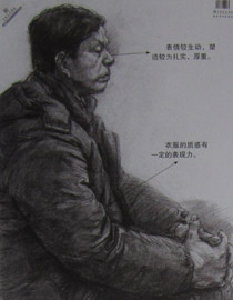 2013年中国美术学院素描优秀试卷98