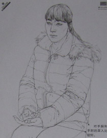 2013年中国美术学院素描优秀试卷102