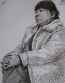 2013年中国美术学院素描优秀试卷115