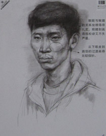 2013年中国美术学院素描优秀试卷53