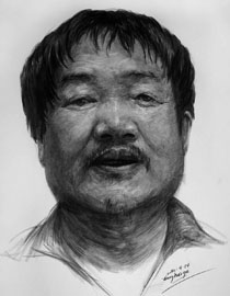 河北师范大学美术学院附中王会革素描头像优秀作品3