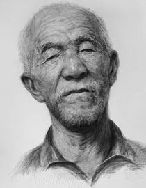 河北师范大学美术学院附中王会革素描头像优秀作品7