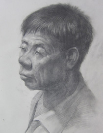 天津旗舰画室素描优秀作品投稿2