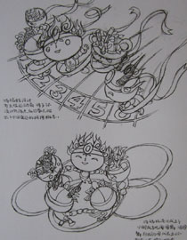 2012年北京服装学院创意速写优秀卷23