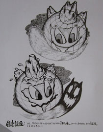 2012年北京服装学院创意速写中等卷4