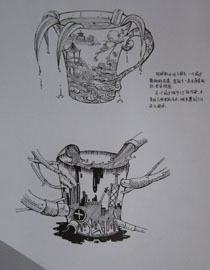 2012年北京服装学院创意速写中等卷6