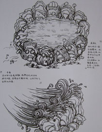 2012年北京服装学院创意速写中等卷8