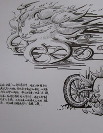 2012年北京服装学院创意速写中等卷43