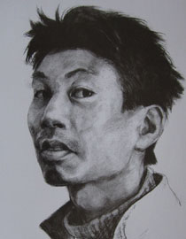 2012年北京服装学院素描人物头像优秀卷6
