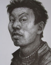 2012年北京服装学院素描人物头像优秀卷12