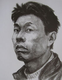 2012年北京服装学院素描人物头像优秀卷16