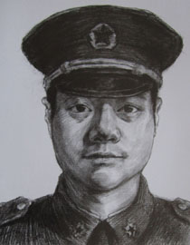 2012年北京服装学院素描人物头像优秀卷20