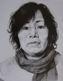 2012年北京服装学院素描人物头像优秀卷24