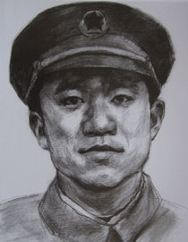 2012年北京服装学院素描人物头像优秀卷50